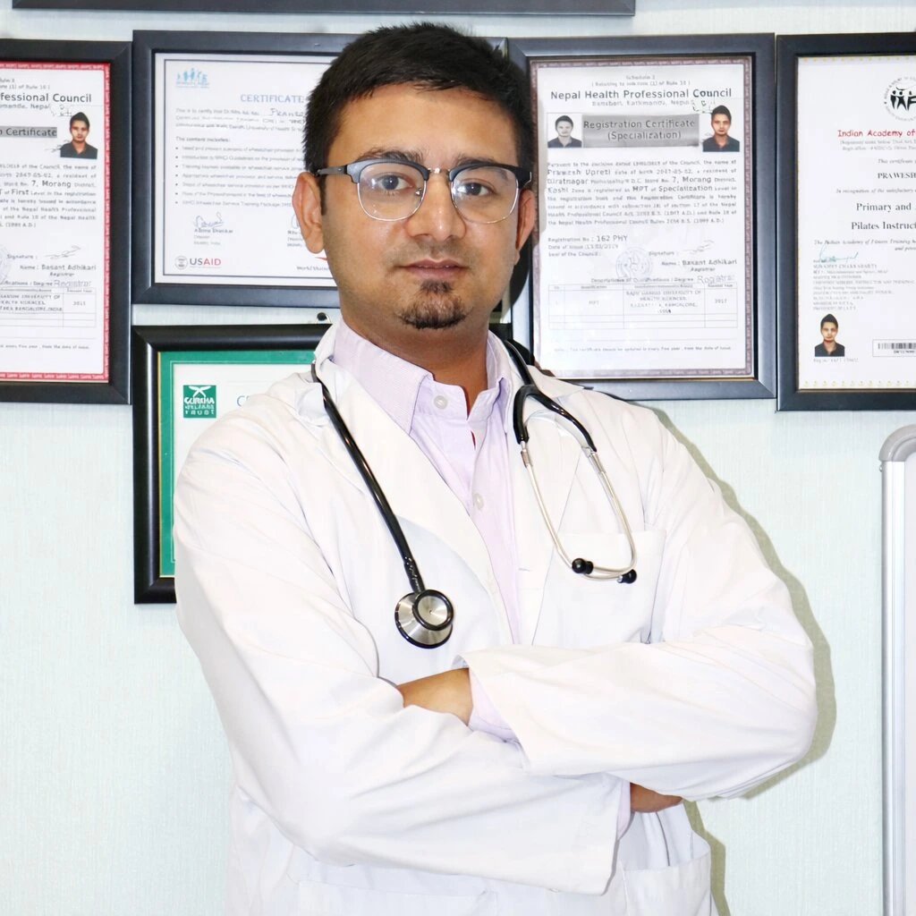 Dr. Prawesh Upreti - Senior Physiotherapy Consultant TRX Physiotherapy Kathmandu